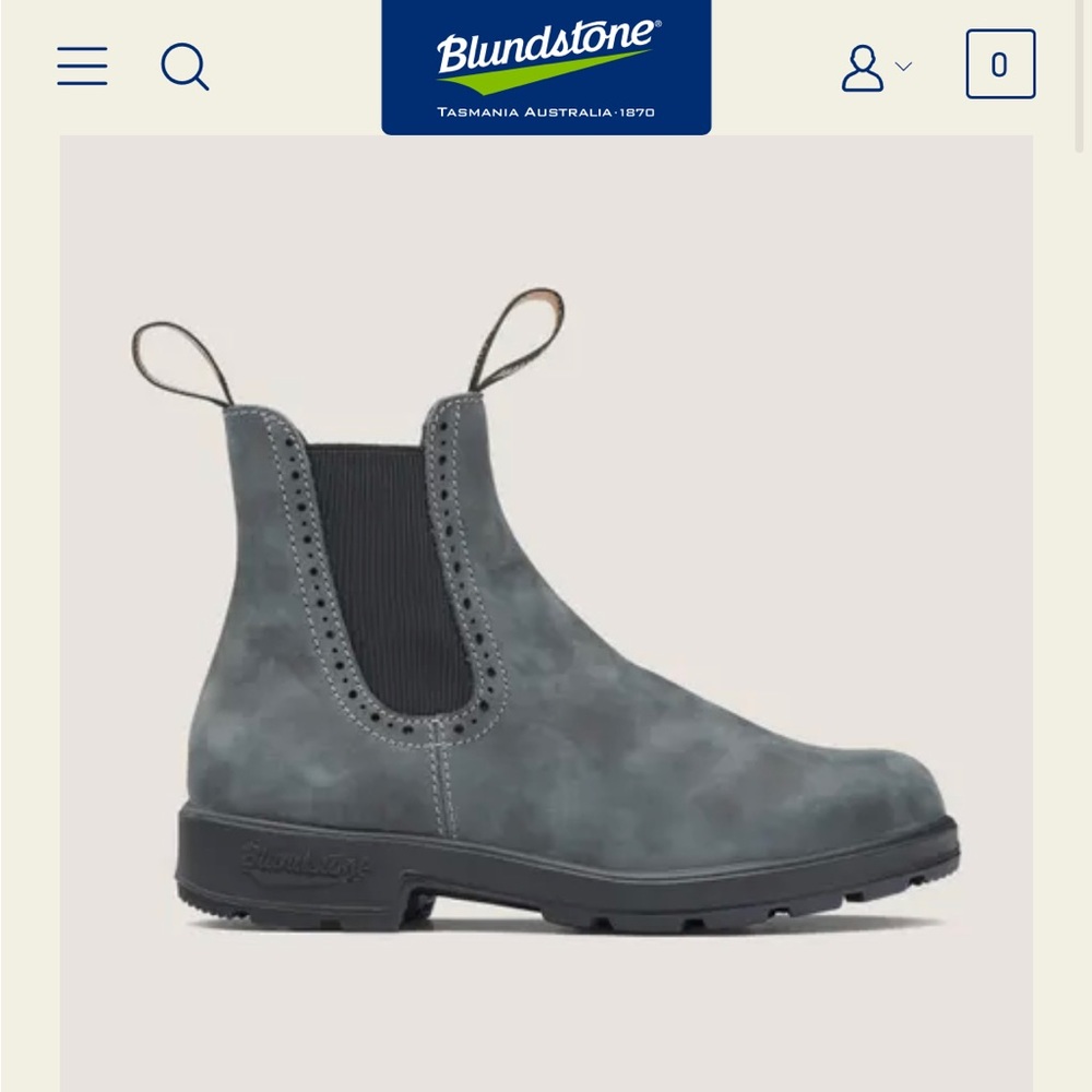 1630 Blundstone Rustic Black Boot